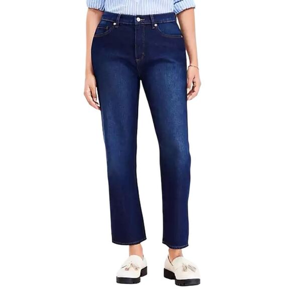 Loft Curvy Straight leg jeans Vintage Dark Wash Size 10/30 - Picture 1 of 16